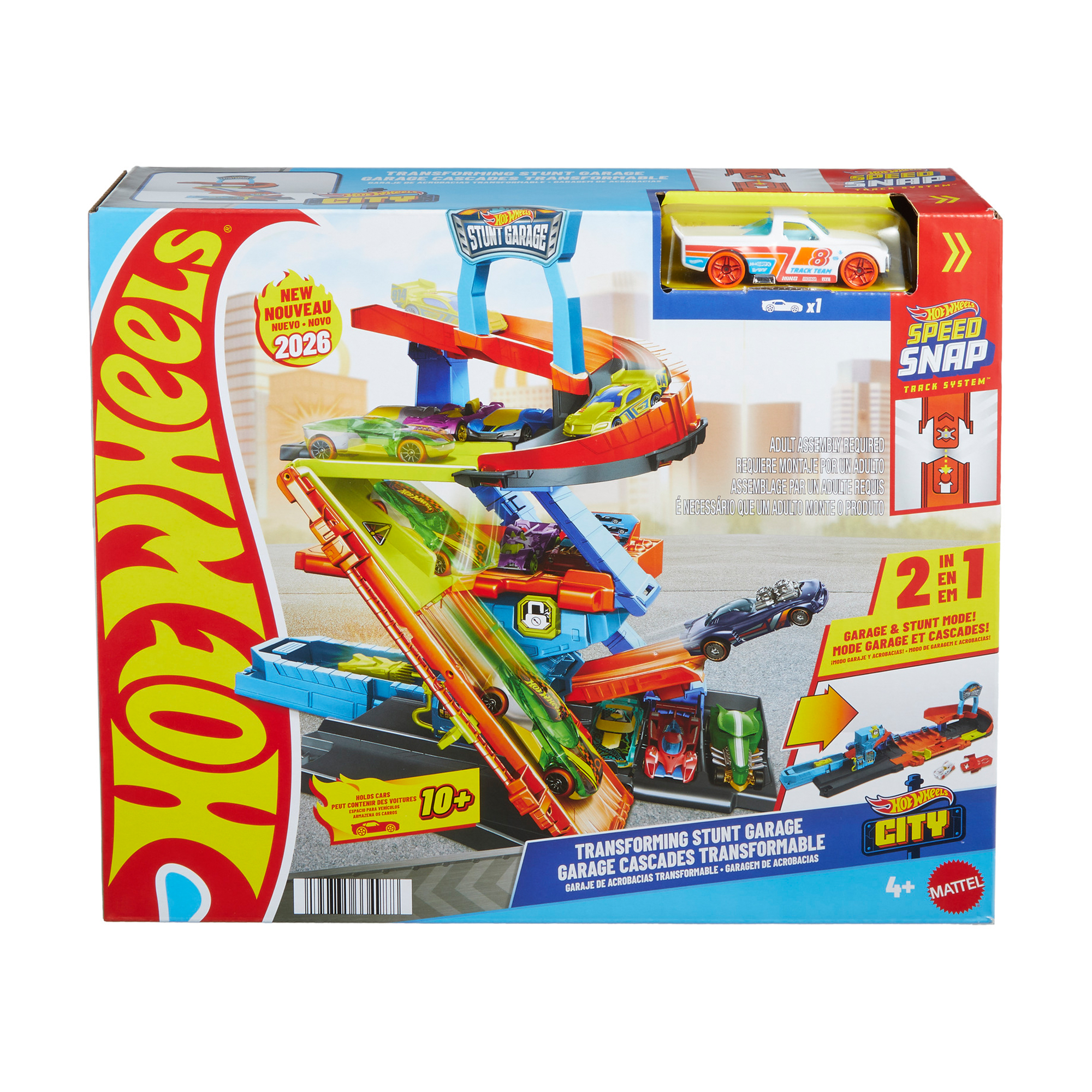 Ігровий набір Hot Wheels Гараж-трансформер для трюків, від 4 років (JHL94)